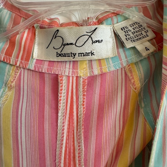 Byron Lars vintage beauty mark Barbie mini corset dress sleeveless button down - Picture 4 of 5